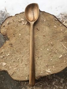 CUILLÈRE EN TECK NATUREL OU ACACIA Ensemble d'ustensiles de cuisine en bois comprenant un repose-cuillère et un porte-ustensiles - Product Image 6