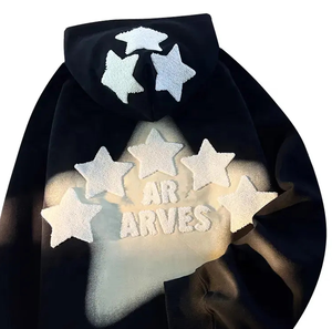 Vente en gros 2025 Nouveau style Sweat-shirts d'hiver pour hommes de haute qualité respirants Hip Hop Broderie haut de gamme Patch Coton/Polaire Coupe classique - Product Image 1