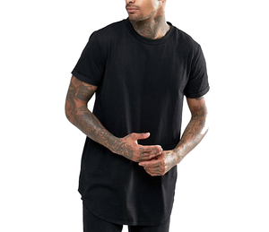 2025 nouvelle mode poids lourd 100% coton hommes T-Shirts surdimensionné coupe ample élégant surdimensionné T-Shirt pour hommes - Product Image 5