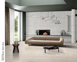 Carreaux en porcelaine émaillée polie aspect marbre 600x600 mm, finition gris mat brillant, haute qualité, carreaux de 24x24 pouces pour usage intérieur - Product Image 3