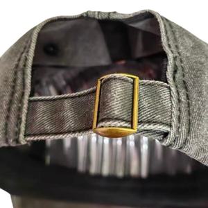 Chapeaux personnalisés en gros d'usine de haute qualité 100% coton petit minimum de commande qualité Gorras chapeau lettre arcs Argyle affaires - Product Image 3