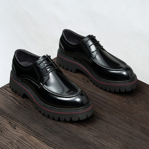 Comfortable Sheepskin Lined Formal Shoes with Adjustable Laces and Non Slip Heel for Men's Shoes - Product Image 3