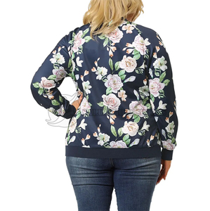 Custom Designed XL Women's Winter Coat High Quality Stand Windproof Casual Outdoor Bomber <b>Jacket</b> Quilted Breathable Knitted - Product Image 3