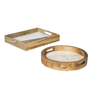 2023จานไม้และหินอ่อนสำหรับจัดเก็บชาสำหรับร้านอาหารถาดเสิร์ฟที่บ้านขายดีที่สุด - Product Image 1