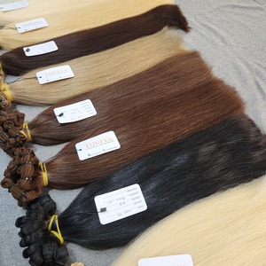 100% Human Machine Double Weft Vietnamese Virgin Bundles Full Cuticle Aligned Natural Colors Custom Shades Customizable Weight - Product Image 4