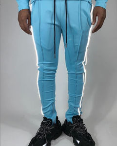 Conjunto Deportivo de 2 Piezas para Hombre, con Capucha, Informal, Liso, con Cordón Ajustable, Logotipo Personalizado, Reflectante, para Entrenamiento y Jogging - Product Image 3