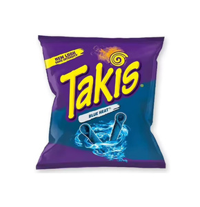 Chips de tortilla Takiss Blue Heat con chile picante, 92.3g, 30 bolsas por paleta, caja lista para exhibir en mostradores de supermercado. - Product Image 3