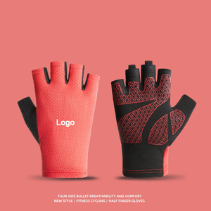Wholesale Anti UV Cycling Gloves Men and Women's Half Finger <b>Silica</b> Gel Point Anti Slip Gloves for Outdoor Activities - Product Image 2