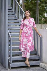 ชุดผ้าคอตตอนปักลายหรูหราของผู้หญิงชุดสวมใส่แบบชนเผ่าสวมใส่สบายสไตล์ดีไซน์ใหม่ล่าสุดมีในสต็อก - Product Image 4