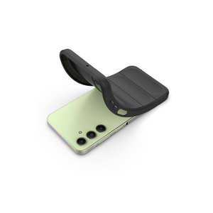 Funda para Samsung Galaxy A25, Carcasa Trasera Flexible de TPU y Silicona con Diseño Étnico en Verde Oscuro - Product Image 3