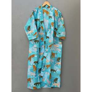 Bata Kimono de Algodón Suave, Estilo Boho, para Playa, Elegante Cubrebañador - Product Image 3