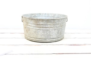 Jardinière de sol en métal galvanisé de style traditionnel pour la conception antique d'utilisation décorative de jardin à la maison - Product Image 6