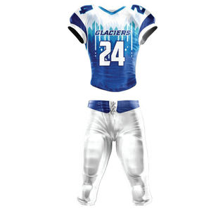 Conjunto de Uniforme de Fútbol Americano Personalizable con Mangas Cortas Transpirables de Secado Rápido 100% Poliéster para Equipos Nacionales de Fútbol - Product Image 5