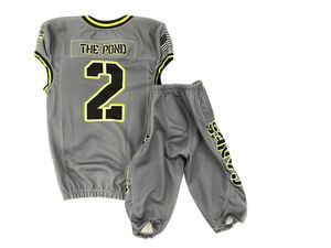 Ensemble de maillot de football américain pour jeunes, design personnalisé, gants, numéro brodé, haute qualité, respirant, uniforme de football américain - Product Image 4