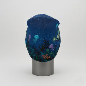 Gorro de Invierno OEM ODM, Moderno, Colorido, Grueso, de Lana, con Logotipo Personalizado, Cálido, de Punto, a Cuadros, con Lazos, Jacquard 2026 - Product Image 6