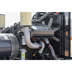 NOUVEAU Groupe électrogène diesel industriel triphasé 515 kW, sortie 277/480 V, châssis ouvert, alimentation de secours commerciale HMW510T6 - Product Image 4