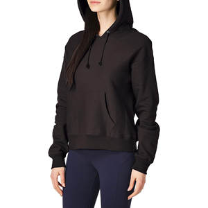 Mode femmes pull à capuche col haut surdimensionné doux polaire doublé sweat-shirt personnalisé imprimé conception avant Logo pour l'hiver - Product Image 5