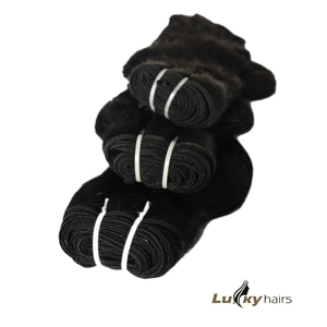 Extensiones de cabello humano indio Virgen sin procesar Extensiones de cabello natural virgen Onda de color natural de los vendedores Onda de color natural - Product Image 5