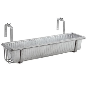 Jardinière en métal Matlock de qualité supérieure pour extérieur, jardinière en fer avec crochet, parfaite pour la décoration de jardin, balcon, rebord de fenêtre, en vente - Product Image 6