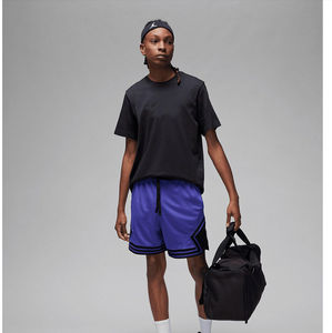 Shorts de basket-ball pour hommes, vêtements de sport, en mesh, séchage rapide, shorts d'été, shorts à cordon de serrage, shorts de basket-ball avec patch blanc - Product Image 4