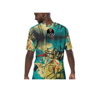 T-shirt Chromatic Cascade Street Style traspirante 180 grammi stampata serigraficamente vestibilità regular 93% poliestere 7% spandex elasticizzata in due direzioni - Product Image 3