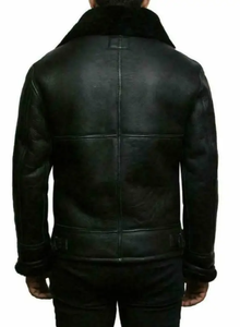 2024 cuir de haute qualité avec fourrure nouveau Style veste en cuir collé en fourrure marron pour Mer 100% veste en cuir pour hommes - Product Image 5