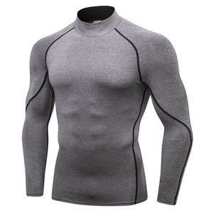 Vente en gros, chemise d'entraînement extensible pour hommes, vêtements respirants, meilleure qualité, maillot de bain personnalisé, coupe ajustée unisexe - Product Image 4