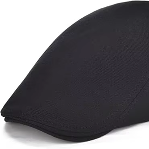 Men's Cotton <b>Flat</b> Ivy Gatsby Newsboy Driving <b>Hat</b> <b>Cap</b> - Product Image 1