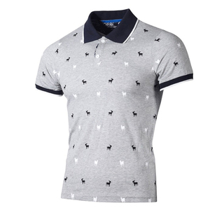 Polos informales de manga corta para hombre de alta calidad, nuevo diseño con logotipo personalizado, patrón sólido, polos de talla grande para hombre - Product Image 6