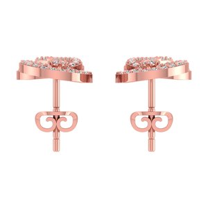 Pendientes de tuerca de moissanita elegantes y elegantes de lujo Claridad brillante y artesanía Premium - Product Image 1