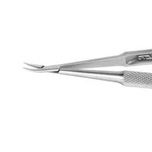 Portaagujas Barraquer de calidad superior curvado sin bloqueo en microcirugía de acero inoxidable aguja fina - Product Image 5