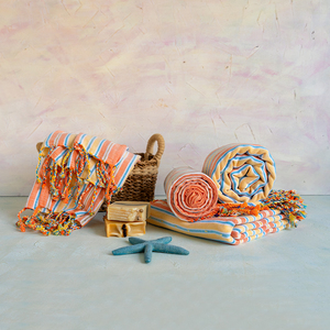 Hot Deal Luxury <b>Turkish</b> 100% Cotton Peshtemal Striped Fouta Eco-Friendly Quick Dry Sand-Free <b>Beach</b> <b>Towel</b> with Custom Logo Option - Product Image 5