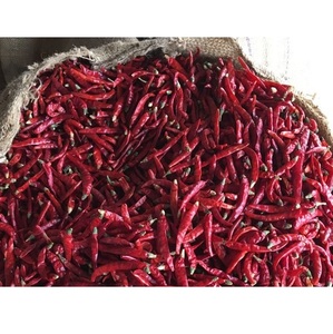 พริกแดงดิบคุณภาพพรีเมียม เกรดอาหาร บรรจุ 25 กก. ผลิตในอินเดีย สำหรับทำอาหารรสเผ็ด - Product Image 1