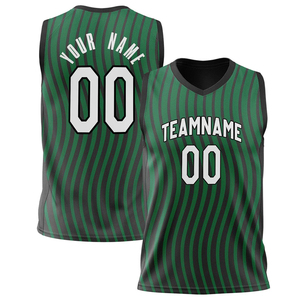 Ensembles de maillots et shorts de basket-ball pour adultes Numéro de nom personnalisé Imprimé antibactérien 100% polyester - Product Image 5