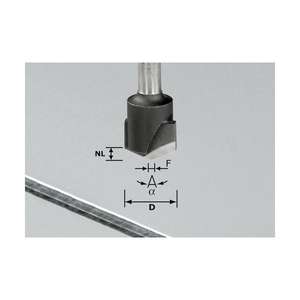 Festool V-Groove Cutter HW S8 D18/Alu <b>Cutting</b> & Forming <b>Tool</b> - Product Image 1