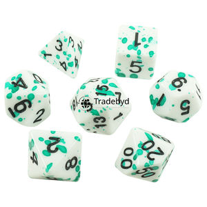 Dados Poliédricos de Hueso Natural Hechos a Mano, 7 Piezas, Ecológicos, de Lujo, para Juegos de Mesa y RPG, Tradebyd - Product Image 4