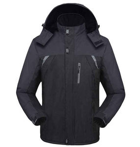 Vestes et manteaux coupe-vent à capuche pour hommes multi-panneaux Imperméables Vêtements de randonnée en plein air Veste de pluie à fermeture éclair Vêtements d'extérieur Veste pour hommes - Product Image 1