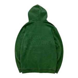 เสื้อฮู้ดดี้สไตล์คลาสสิคแบบฟอกสี  ผ้าฟลีซเนื้อนุ่ม  ปลายแขนเสื้อแบบริบ  ใส่สบาย เหมาะสำหรับใส่ในชีวิตประจำวัน - Product Image 2