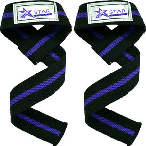 Logo personnalisé poignées en coton robuste sangles de levage d'entraînement pour l'entraînement musculation outil d'exercice de Fitness décontracté - Product Image 2