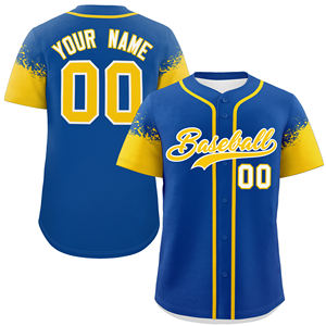 Maillots de baseball et de softball classiques unisexes pour adultes, design original, polyester, broderie sublimée, taille plus, antibactérien - Product Image 1