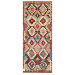 Tapis Kilim Maimana Afghanistan 192 X 81 cm Accessoire de décoration intérieure - Product Image 1