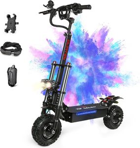 COMPRA Scooter Eléctrico de 60V 38AH/27AH para Adultos, 6000W, Motores Duales, Velocidad Máxima 80 km/h, 72-96 km de Autonomía, Plegable |   Garantía de 3 Años Envío Rápido - Product Image 1