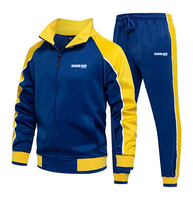 Chándal de entrenamiento de manga larga personalizado al por mayor para hombre, chándal de alta calidad para correr y hacer ejercicio, estilo casual y urbano.