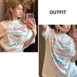 Insomnia OEM ODM Unisex 100% algodón camiseta ecológica verano Streetwear de gran tamaño hombro corto impresión Digital Logo 280g - Product Image 4