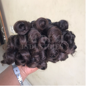 Extensiones de cabello humano virgen indio de Grado Superior Onda de agua personalizada Trama doble superior Todos los colores Cuerpo profundo suelto Yaki Fumi - Product Image 2