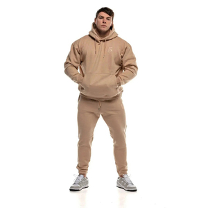 Trajes deportivos de gimnasio de 2 piezas de alta calidad para hombres Última moda Trajes de sudor a granel con logotipo personalizado en el frente - Product Image 1