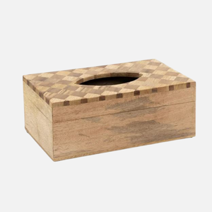 Caja de pañuelos de madera de Acacia marrón de alta calidad, diseño elegante, caja de pañuelos de mesa para servilletas, organizador de pañuelos a bajo precio - Product Image 4