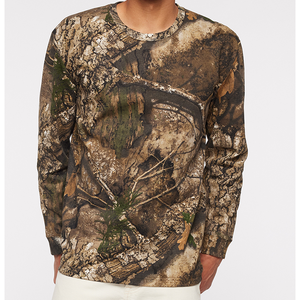 Camisetas de caza OEM para hombre, ropa de calle, camisetas de caza para hombre, camisetas de caza con estampado personalizado para hombre - Product Image 1