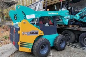 Tout nouveau pour Sunward SWL 4038 Skid Steer Loader à vendre équipé Kubota Engine HuaDe Hydraulic Cylindre Wheel Loader - Product Image 4