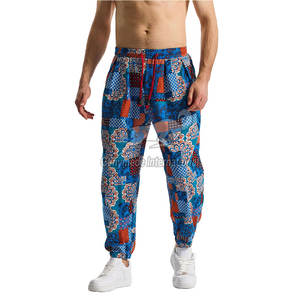 Pantalones Deportivos Casuales de Diseño Recto con Estampado Completo, Cintura Media, Tela de Lona 100% Algodón, Secado Rápido y Transpirables - Product Image 2